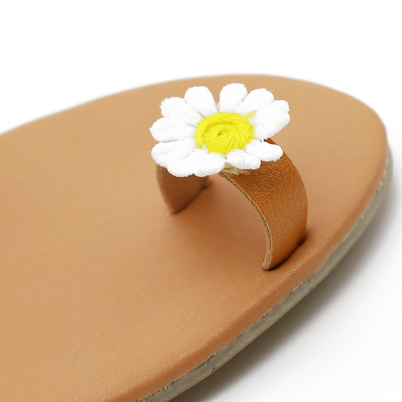 Shoes Woman Gladiator Sandals Women Shoes Flat Fashion Weet Flowers Boho Beach Sandals Ladies Plus Size 44