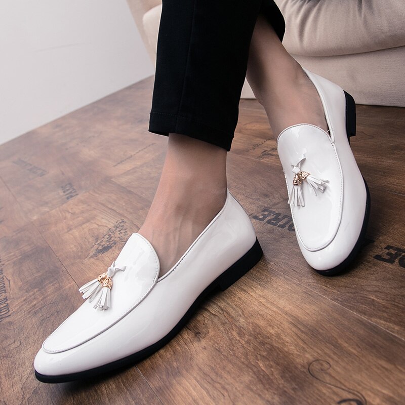 Men's Shoes Casual Loafers Slip-on Shoes Man outdoor fashion moccasins breathable Youth Light Driving Platform Shoes men