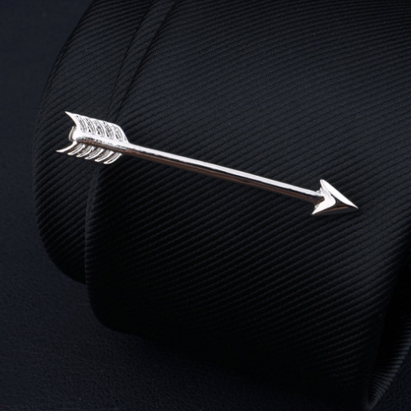 Fashion Tie Clips Men's Metal Necktie Bar Crystal Formal Shirt Wedding Ceremony Gold Tie Clip Men's Party Gifts
