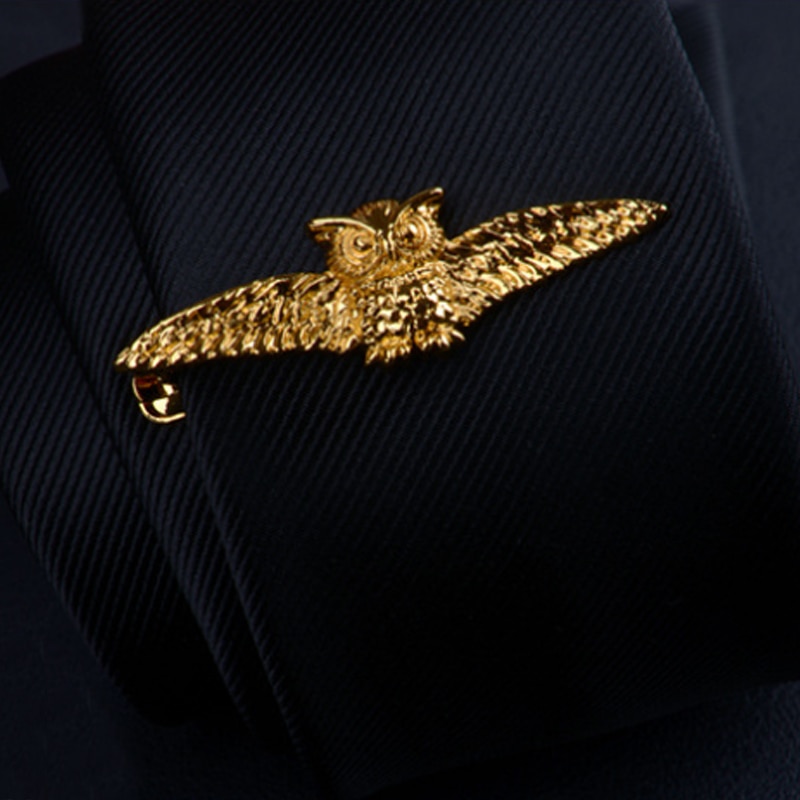 Fashion Tie Clips Men's Metal Necktie Bar Crystal Formal Shirt Wedding Ceremony Gold Tie Clip Men's Party Gifts