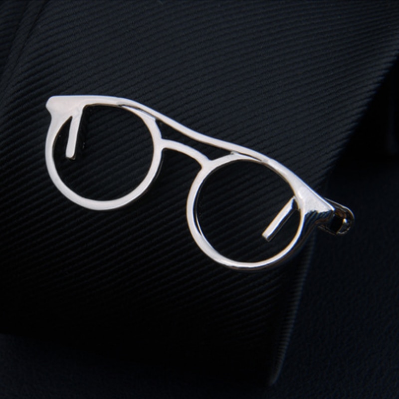 Fashion Tie Clips Men's Metal Necktie Bar Crystal Formal Shirt Wedding Ceremony Gold Tie Clip Men's Party Gifts