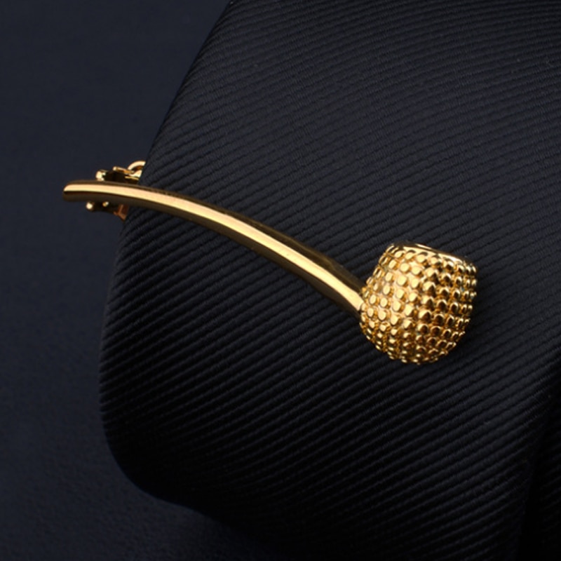 Fashion Tie Clips Men's Metal Necktie Bar Crystal Formal Shirt Wedding Ceremony Gold Tie Clip Men's Party Gifts