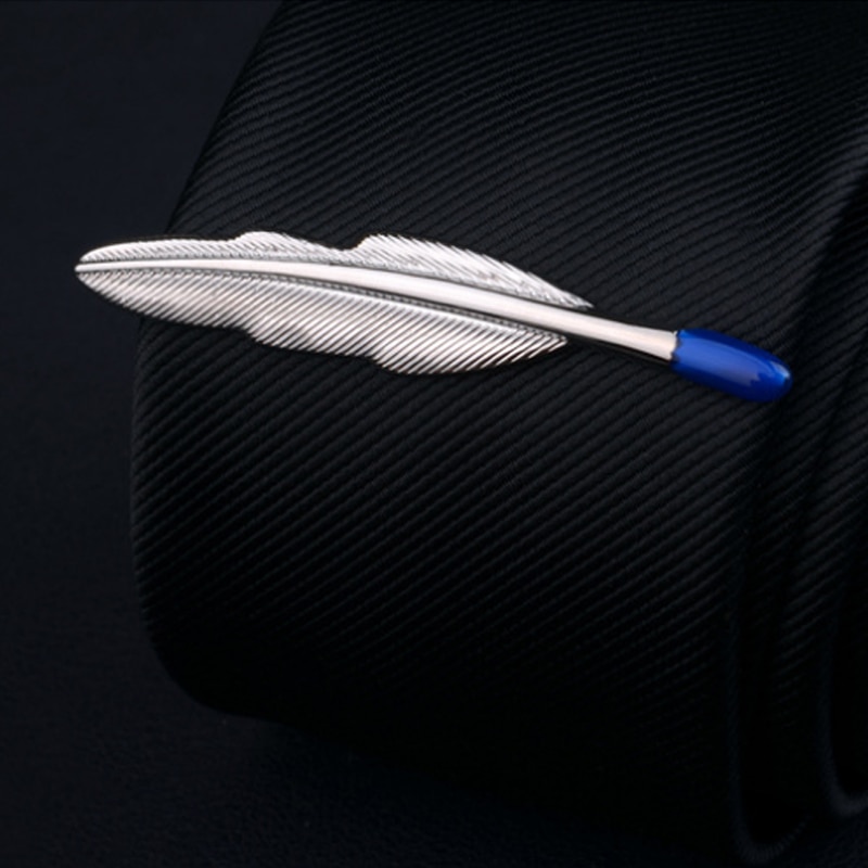 Fashion Tie Clips Men's Metal Necktie Bar Crystal Formal Shirt Wedding Ceremony Gold Tie Clip Men's Party Gifts