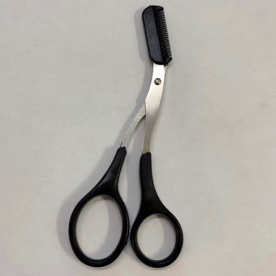 Eyebrow Trimmer Scissor with Comb Facial Hair Removal Grooming Shaping Shaver Cosmetic Makeup Accessories