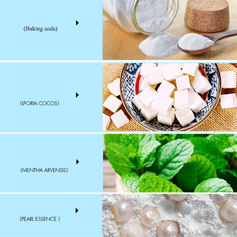 Teeth whitening 50 grams remove smoke stain coffee stains tea stains fresh breath bad breath oral hygiene bakingsoda dental care
