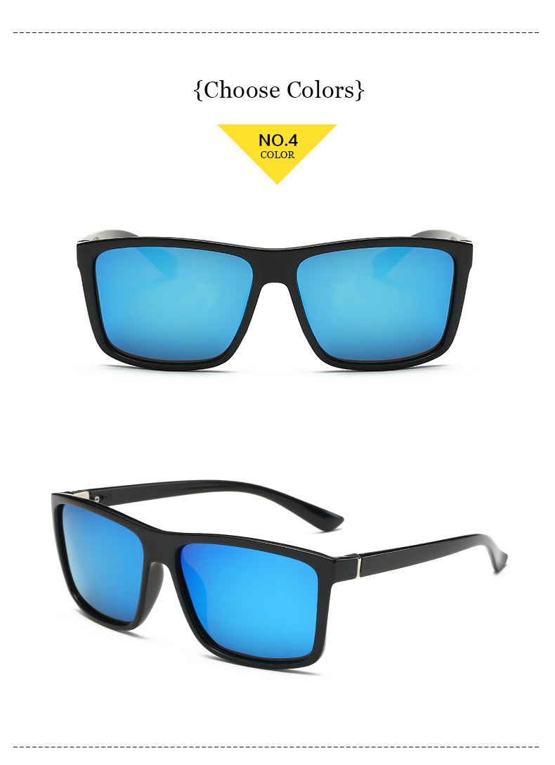 Polarized Sunglasses Men Movement Designer Driving Sun glasses Women Vintage Anti-UV Driver Black Goggles Eyewear