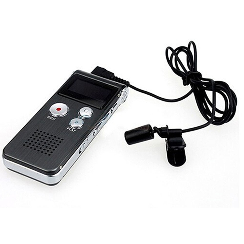 Portable LCD Screen 8GB Digital Voice Recorder Telephone Audio Recorder MP3 Player Dictaphone
