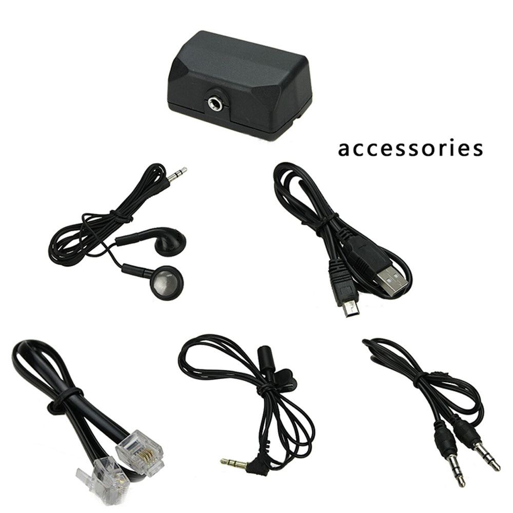 Portable LCD Screen 8GB Digital Voice Recorder Telephone Audio Recorder MP3 Player Dictaphone