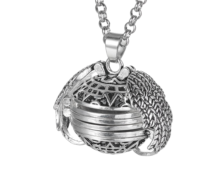 Magic 4 Photo Pendant Memory Floating Locket Necklace Angel Wings Flash Box Fashion Album Box Necklaces for Women VA-2017