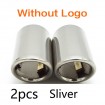 2pcs silver