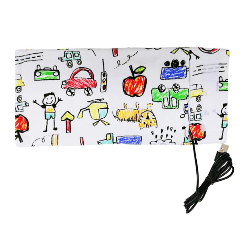 USB Milk Warmer Insulated Bag Portable Travel Cup Warmer Baby Nursing Bottle Cover Warmer Heater Bag Infant Feeding Bottle Bags
