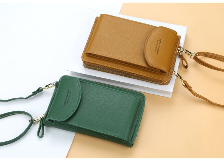 Shoulder Bag for Women Small Crossbody Bags Ladies Pu Leather Mini Handbags Phone Pocket Female Purse Wallet