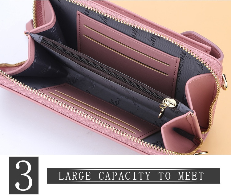 Shoulder Bag for Women Small Crossbody Bags Ladies Pu Leather Mini Handbags Phone Pocket Female Purse Wallet
