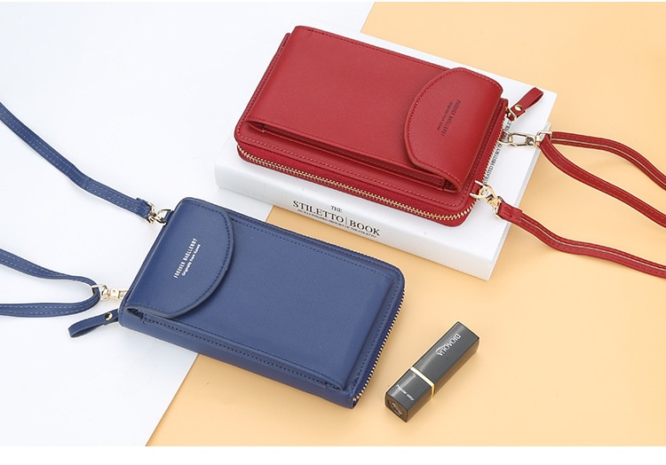 Shoulder Bag for Women Small Crossbody Bags Ladies Pu Leather Mini Handbags Phone Pocket Female Purse Wallet