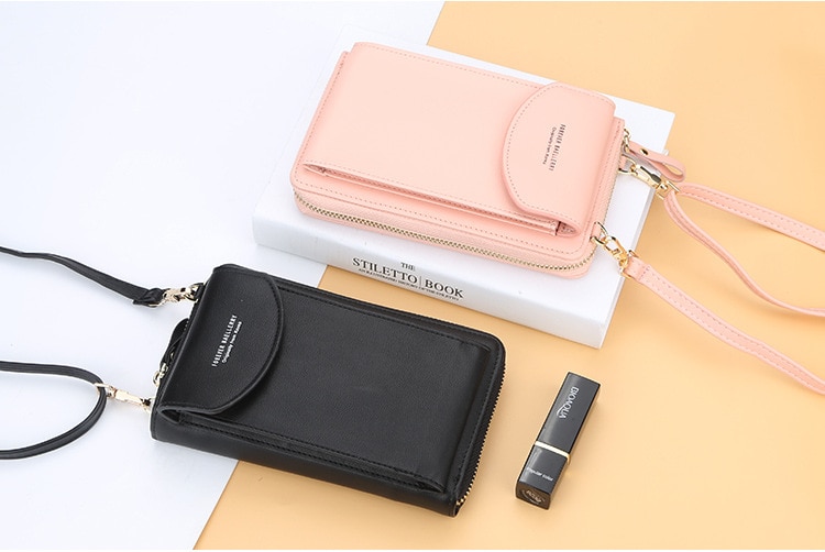 Shoulder Bag for Women Small Crossbody Bags Ladies Pu Leather Mini Handbags Phone Pocket Female Purse Wallet