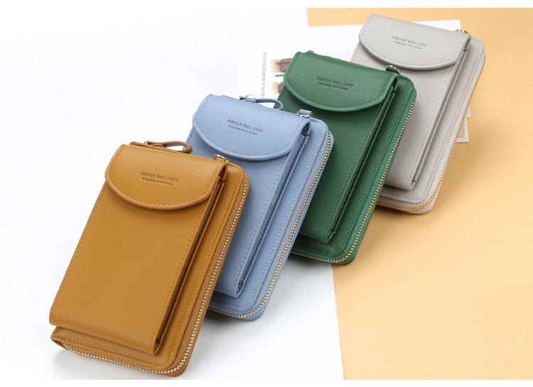Shoulder Bag for Women Small Crossbody Bags Ladies Pu Leather Mini Handbags Phone Pocket Female Purse Wallet