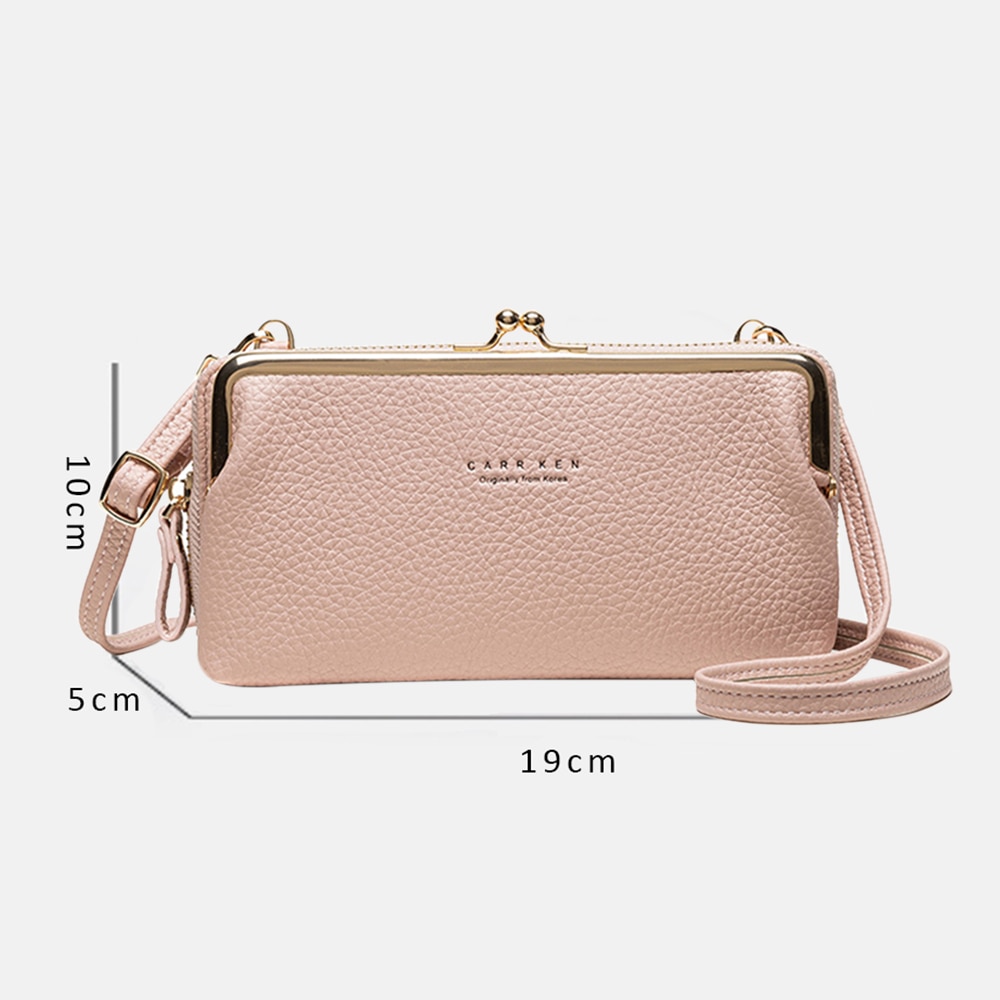 Women Crossbody Bags for Wallet Holder Female Clutch Purse PU Leather Handbag Multiple Card Slot With Large Capacity