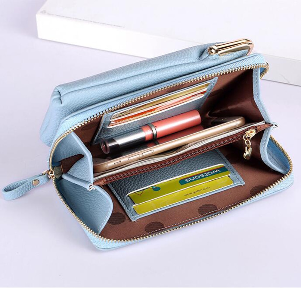 Women Phone Crossbody Bag PU Leather MINI Shoulder Messenger Bag Large Capacity Travel Portable Coin Purse Card Pouch