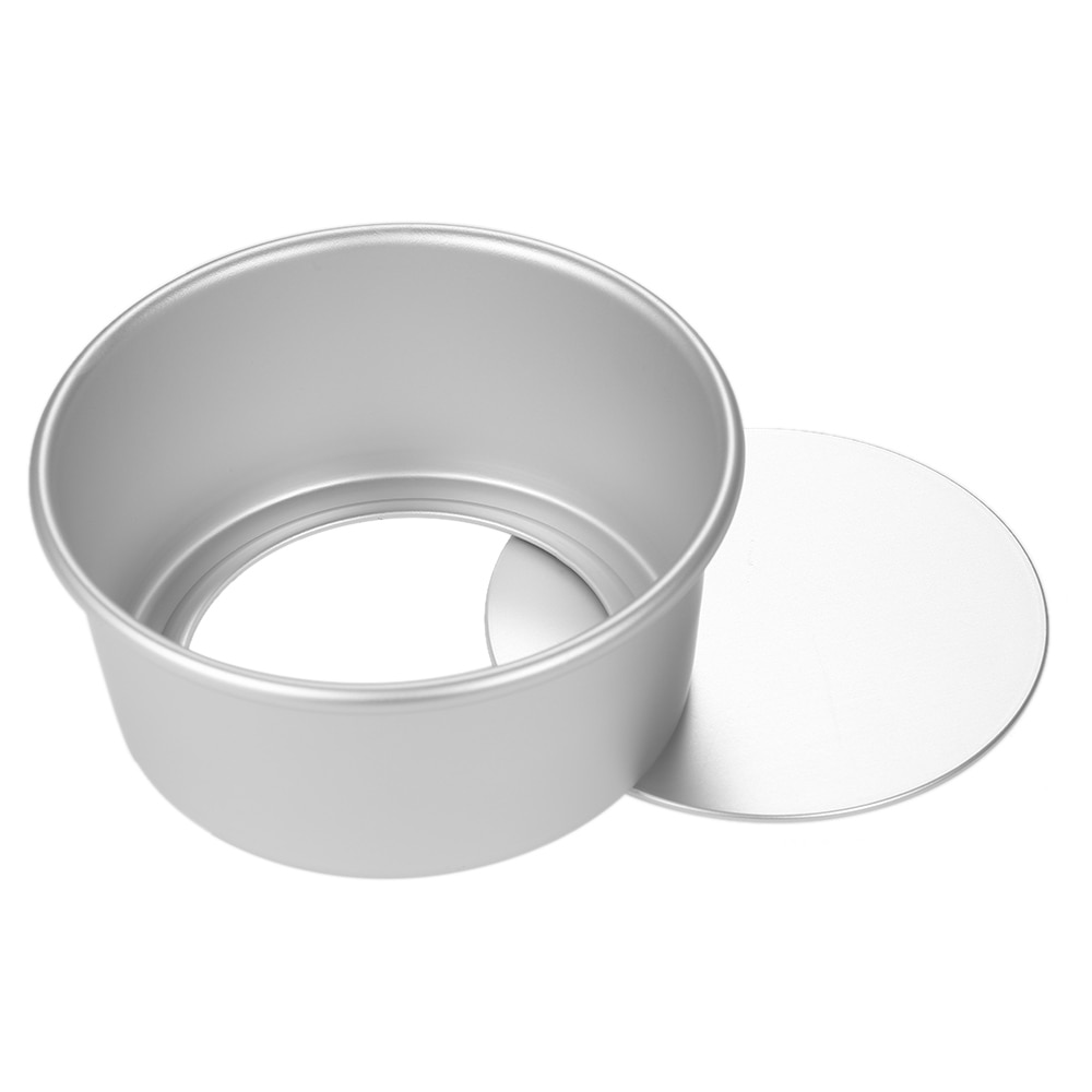 1/5pcs Cake Mould patisserie cake Aluminum Alloy Round Pudding Cheesecake Mold Set with Removable Bottom Chiffon Cake Baking Pan