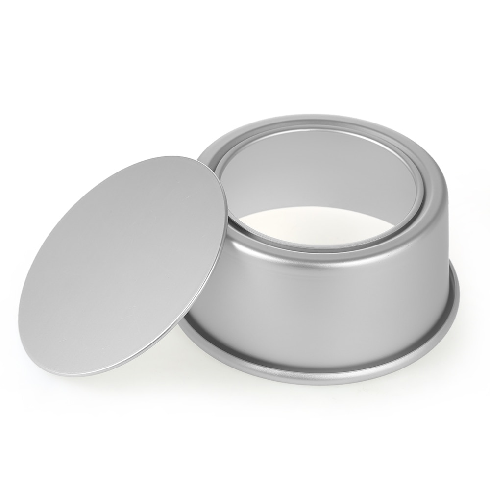 1/5pcs Cake Mould patisserie cake Aluminum Alloy Round Pudding Cheesecake Mold Set with Removable Bottom Chiffon Cake Baking Pan