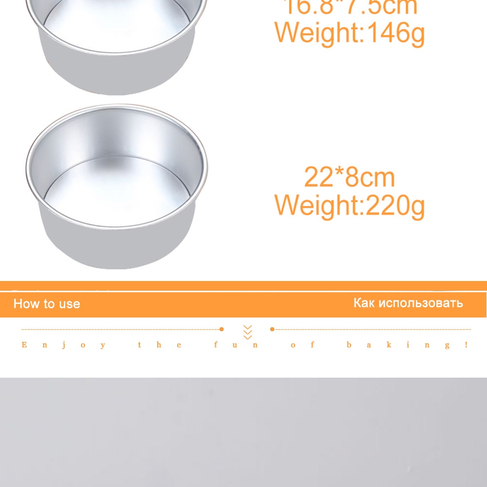 3 Tiered Round Cake Mold Set Aluminum Alloy Cake Pan Set Non Stick Baking Pans 4/6/8 inch Cakes Mould Removable Bottom 386 3 Tiered Round Cake Mold Set Aluminum Alloy Cake Pan Set Non Stick Baking Pans 4/6/8 inch Cakes Mould Removable Bottom 386