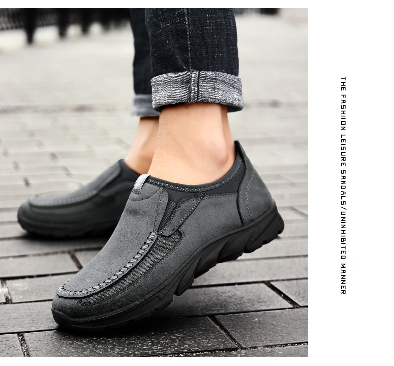 Men Casual Shoes Loafers Sneakers 2020 New Fashion Handmade Retro Leisure Loafers Shoes Zapatos Casuales Hombres Men Shoes