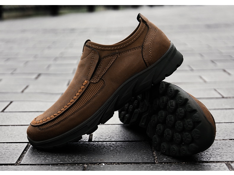 Men Casual Shoes Loafers Sneakers 2020 New Fashion Handmade Retro Leisure Loafers Shoes Zapatos Casuales Hombres Men Shoes
