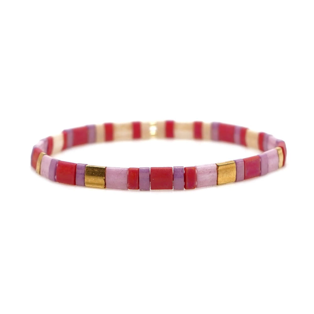 Miyuki Bracelet For Women Tila Beads Rainbow Bracelets Gift Boho Summer Pulseras Mujer Moda Glass Bead Jewelry wholesale