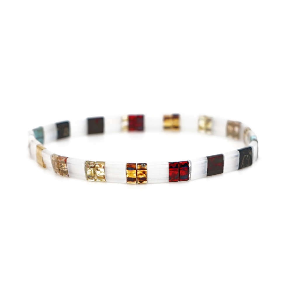 Miyuki Bracelet For Women Tila Beads Rainbow Bracelets Gift Boho Summer Pulseras Mujer Moda Glass Bead Jewelry wholesale