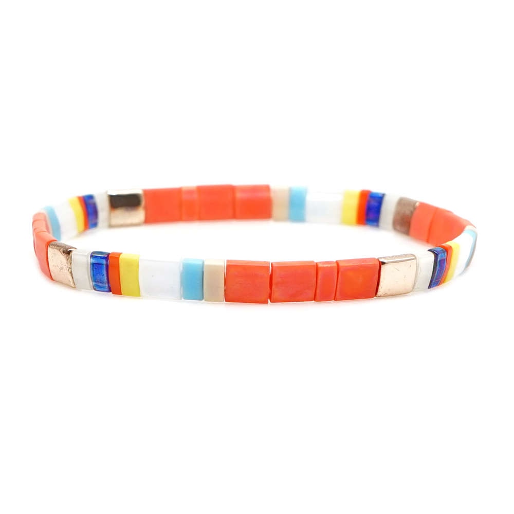 Miyuki Bracelet For Women Tila Beads Rainbow Bracelets Gift Boho Summer Pulseras Mujer Moda Glass Bead Jewelry wholesale