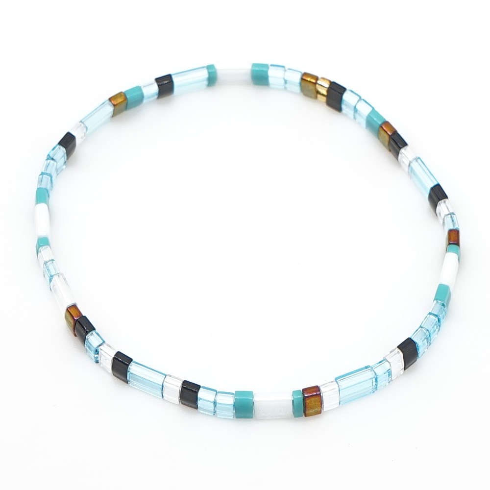 Miyuki Bracelet For Women Tila Beads Rainbow Bracelets Gift Boho Summer Pulseras Mujer Moda Glass Bead Jewelry wholesale