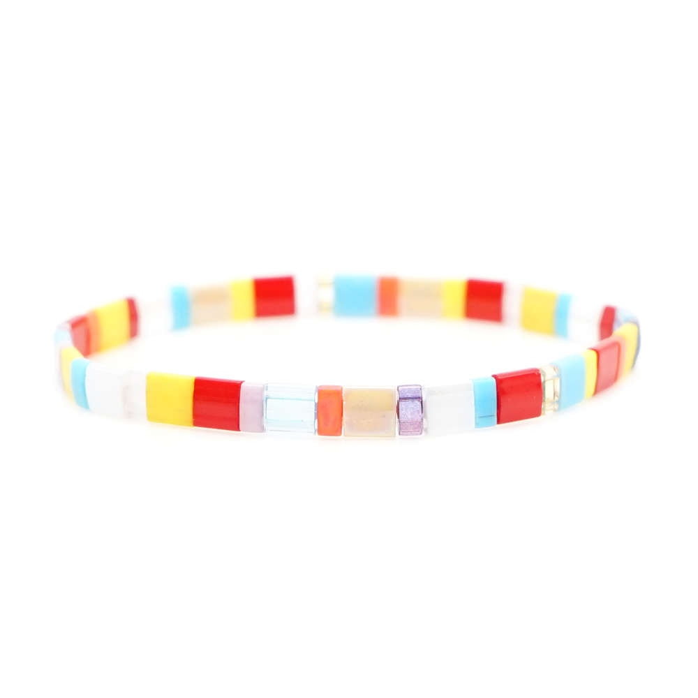 Miyuki Bracelet For Women Tila Beads Rainbow Bracelets Gift Boho Summer Pulseras Mujer Moda Glass Bead Jewelry wholesale