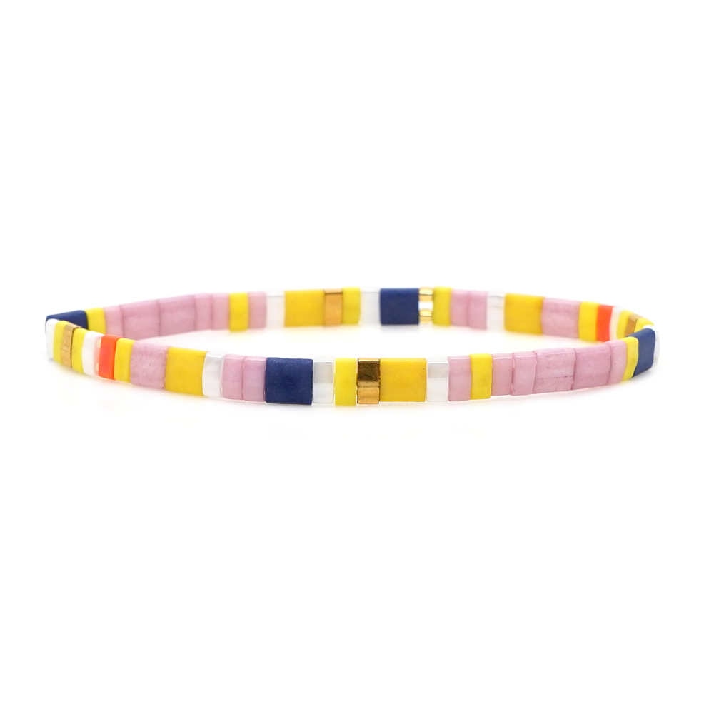 Miyuki Bracelet For Women Tila Beads Rainbow Bracelets Gift Boho Summer Pulseras Mujer Moda Glass Bead Jewelry wholesale