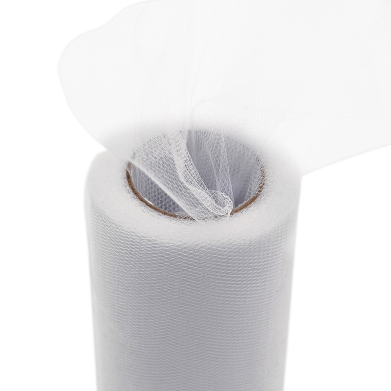 Tulle Roll 15cm 25Yards Roll Fabric Spool Tutu Party Baby Shower Birthday Gift Wrap Wedding Decoration Christmas Event Supplies