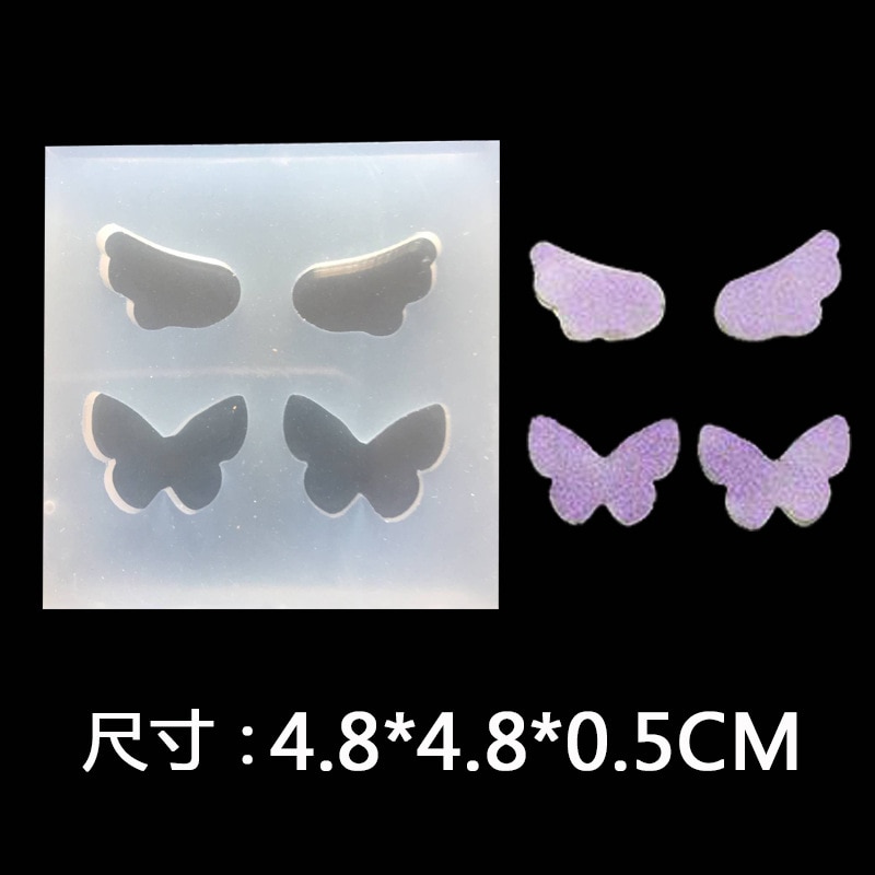 1PCS Crown Animal  Charms Pendant Craft DIY UV Resin Liquid Silicone Molds for Earring Necklace Decorations Making Jewelry