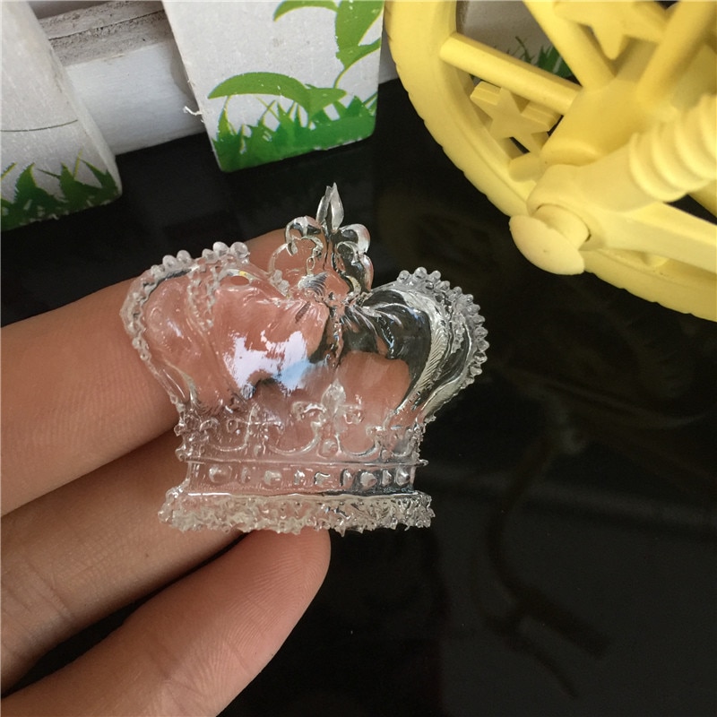 1PCS/bag 2 Style Crown Craft DIY Transparent UV  Resin Liquid Silicone Combination Molds for Making Finding Accessories