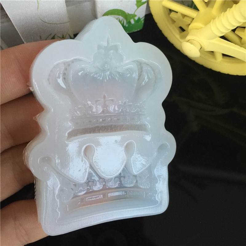 1PCS/bag 2 Style Crown Craft DIY Transparent UV  Resin Liquid Silicone Combination Molds for Making Finding Accessories