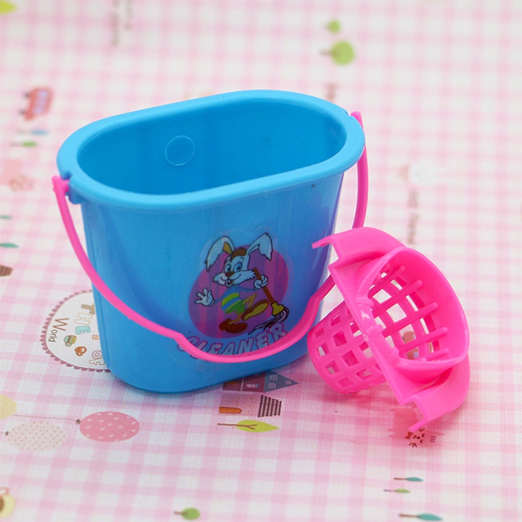 9pcs /set Mini Doll Accessories Household Cleaning Tools For Doll Accessories High Quality Dollhouse Kids Educational Toy