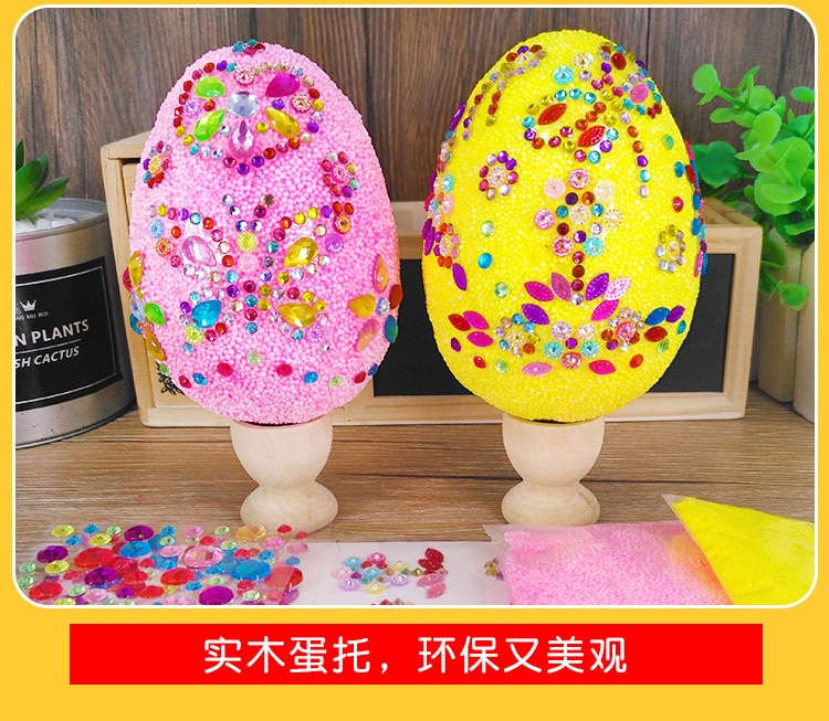 toys snow polymer clay egg Diamond Puzzle Material diy crafts kids toys for girls toys for children