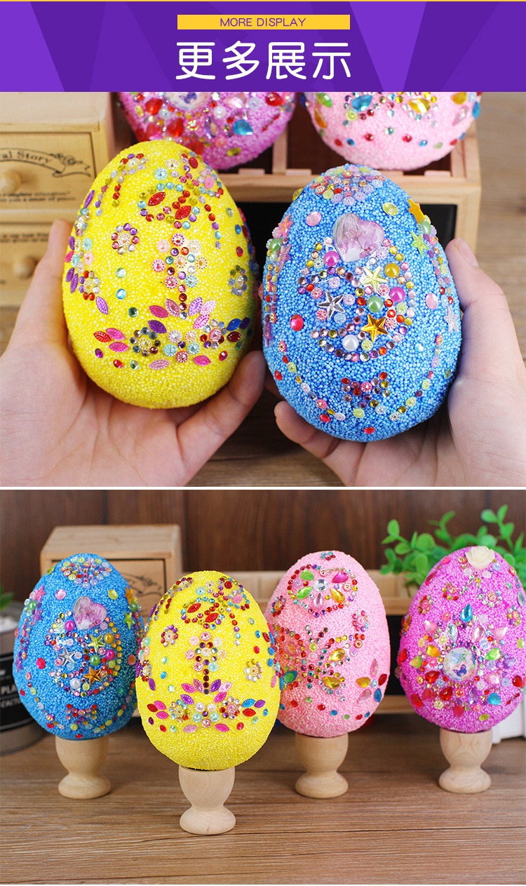 toys snow polymer clay egg Diamond Puzzle Material diy crafts kids toys for girls toys for children