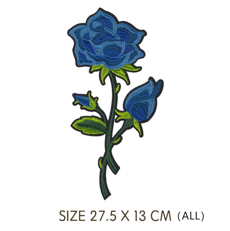 10 pcs flowers Embroidered patches iron on popular Jeans coat tshirt bag shoe hat decor repair Motif accessory diy
