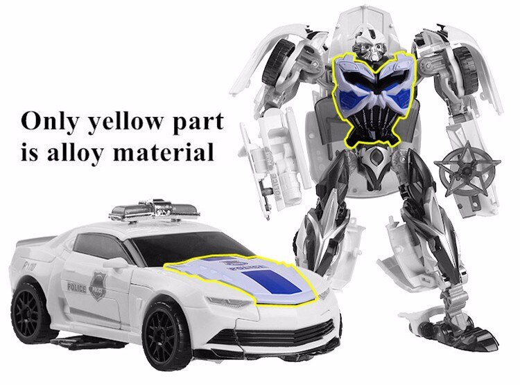 Transformation Toys For Children Movie 5 Series Plastic ABS + Alloy Anime Action Figure Model Robot Car Boy Kids Gift
