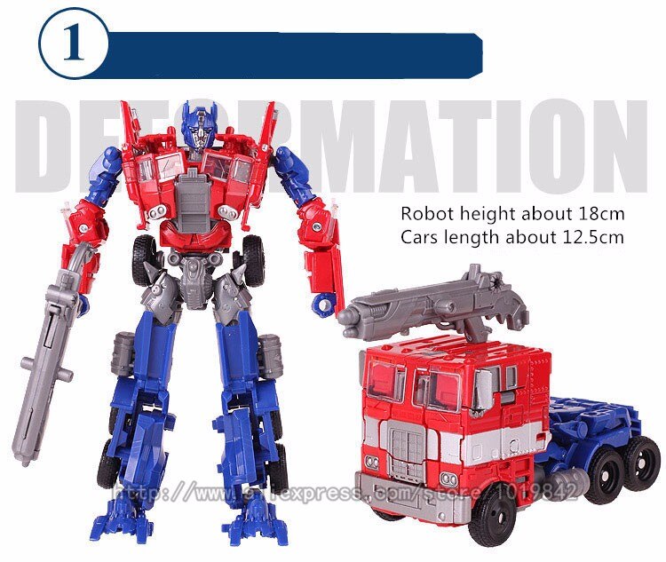Transformation Toys For Children Movie 5 Series Plastic ABS + Alloy Anime Action Figure Model Robot Car Boy Kids Gift