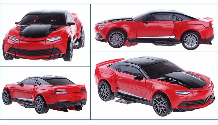 Transformation Toys For Children Movie 5 Series Plastic ABS + Alloy Anime Action Figure Model Robot Car Boy Kids Gift