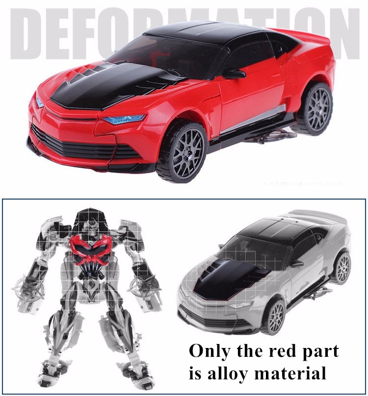 Transformation Toys For Children Movie 5 Series Plastic ABS + Alloy Anime Action Figure Model Robot Car Boy Kids Gift