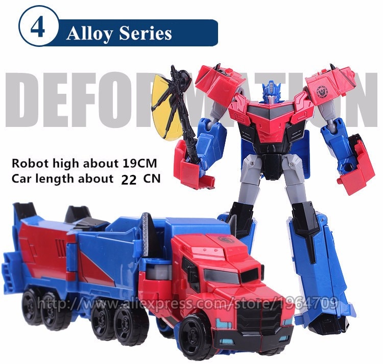 Transformation Toys For Children Movie 5 Series Plastic ABS + Alloy Anime Action Figure Model Robot Car Boy Kids Gift