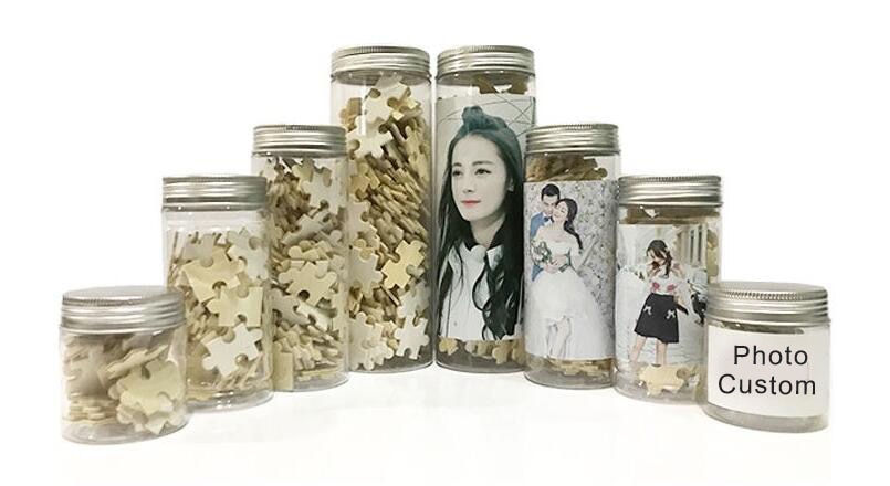 Photo Custom Wooden Personalized Jigsaw Puzzle Tube Puzzle Picture DIY Toys for Adults Decoration Collectiable Gift GYH