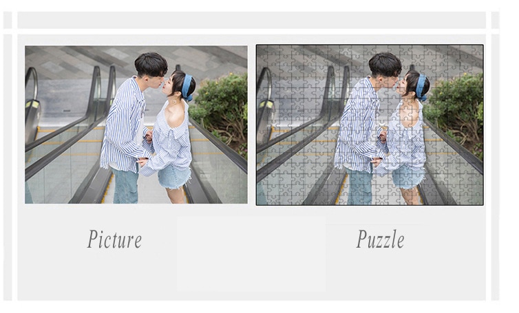 Photo Custom Wooden Personalized Jigsaw Puzzle Tube Puzzle Picture DIY Toys for Adults Decoration Collectiable Gift GYH