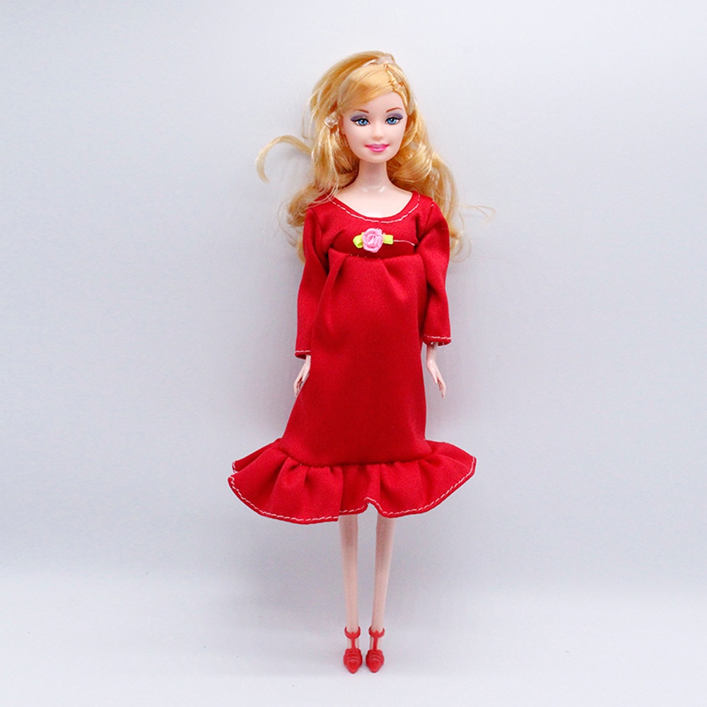 Real Pregnant Doll Set/Fashion Family 5 People Dolls Suits 1 Mom/1 Dad/ Two baby/1 Baby Carriage for Girl Bjd doll Kid Gift Toys