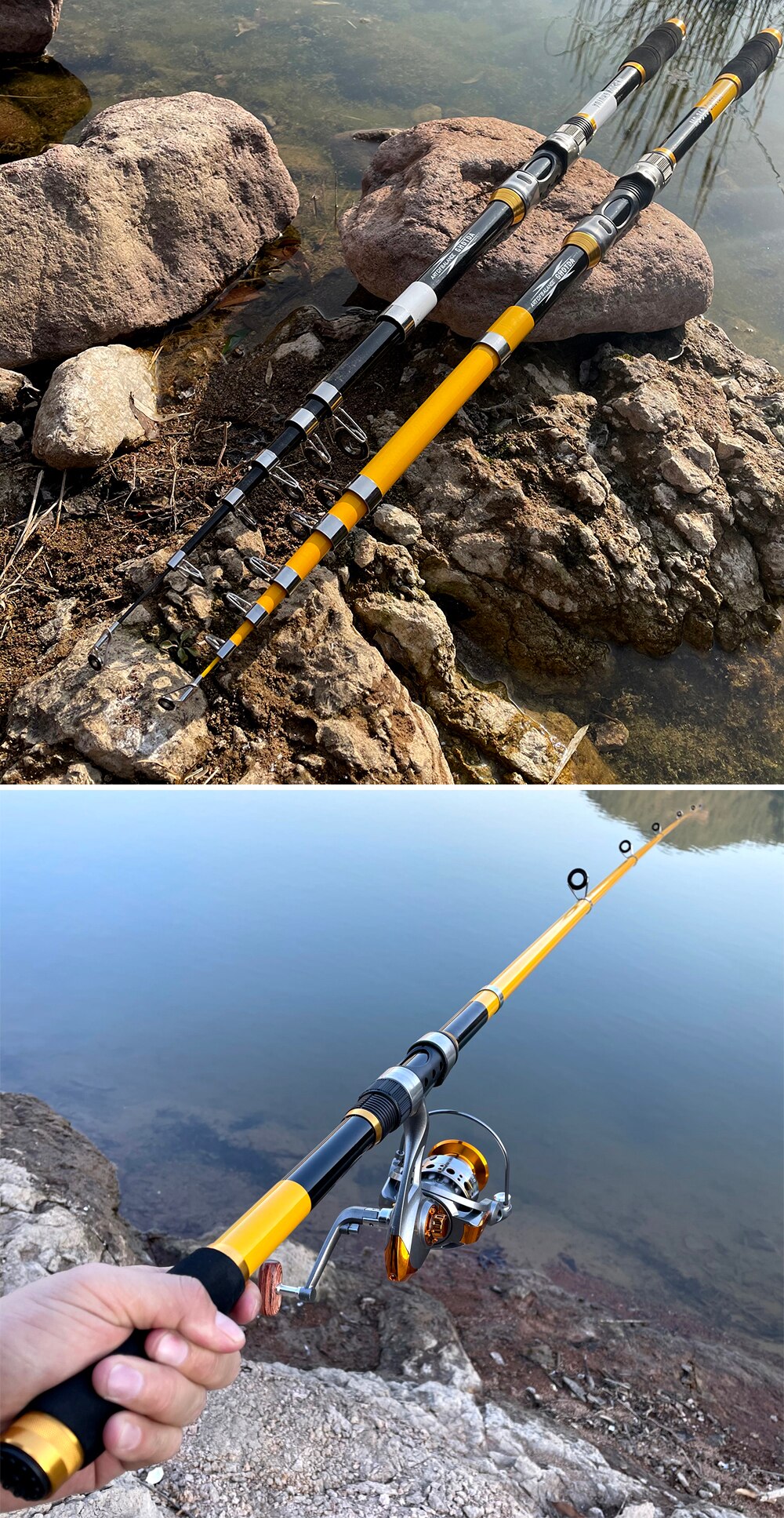 2.1M -3.6M Carp Fishing Rod feeder Hard Carbon Fiber Telescopic Fishing Rod Fishing Pole